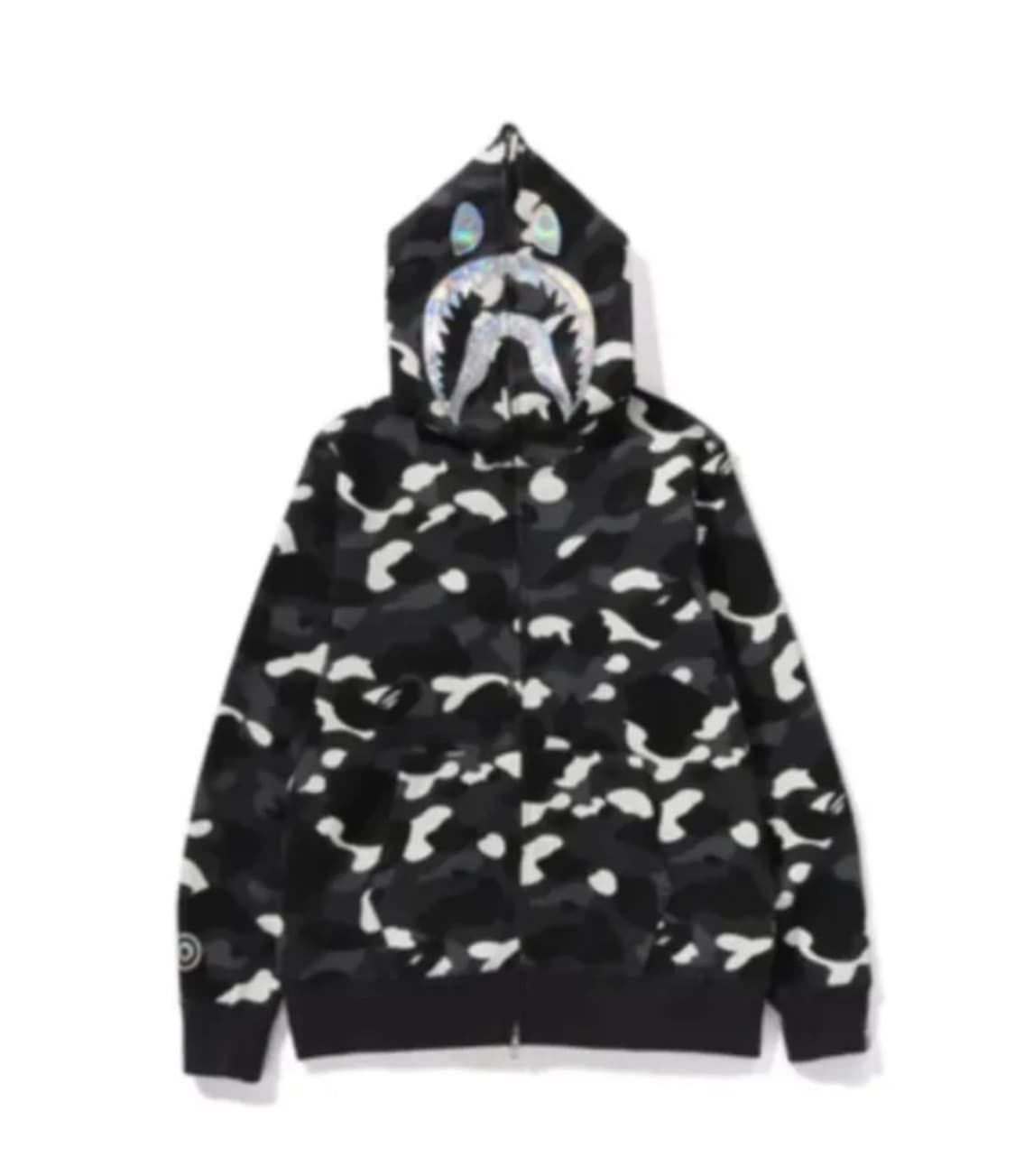 베이프 샤크후드 시티카모 흑계 상품이미지1