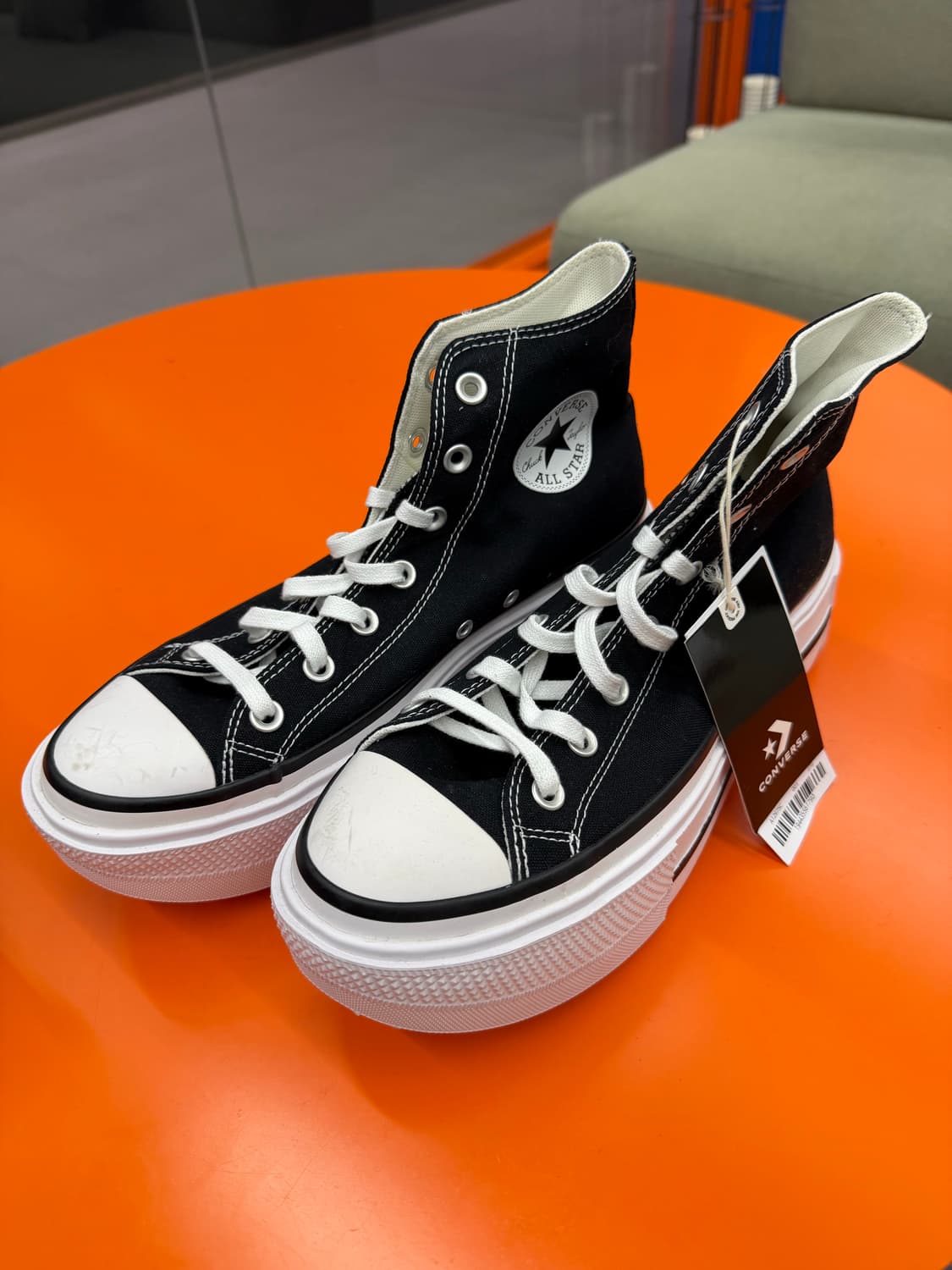 270) 컨버스 척 테일러 올스타플랫폼 하이 블랙 상품이미지2