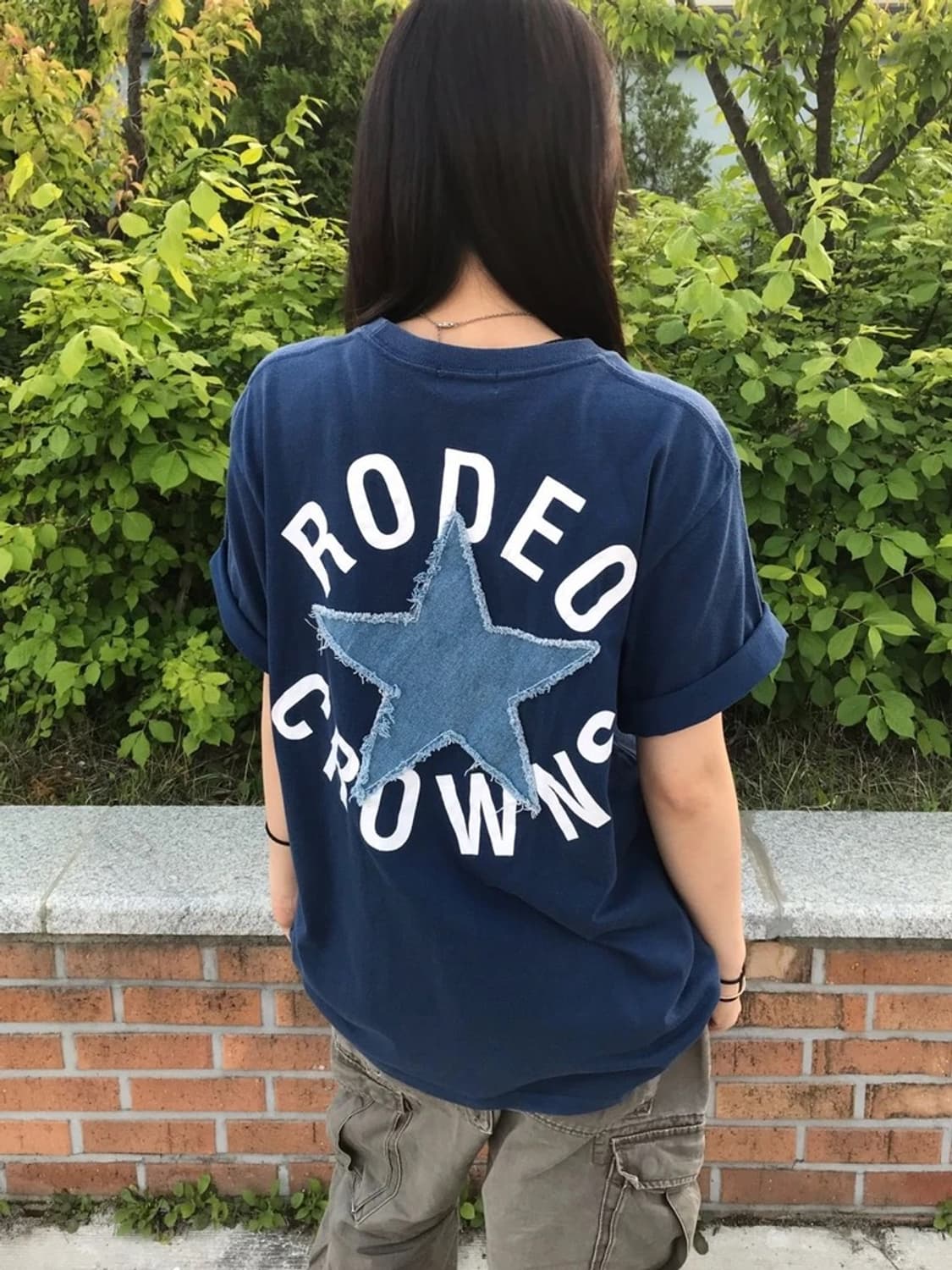 RODEO CROWNS Denim Star Tee 상품이미지4
