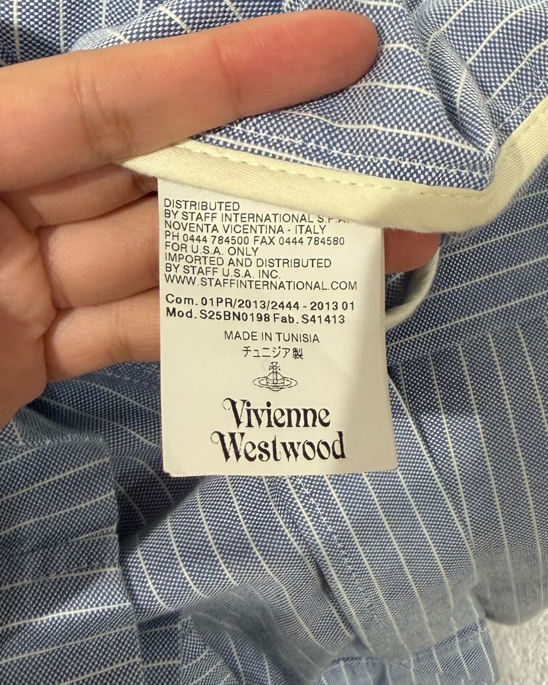비비안웨스트우드 맨 블루 스트라이프 블레이저 상품이미지8