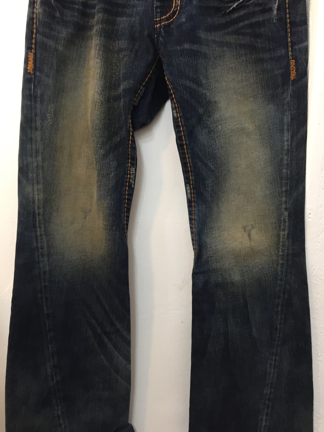 버커루 빈티지 워싱 부츠컷 데님 34 상품이미지7