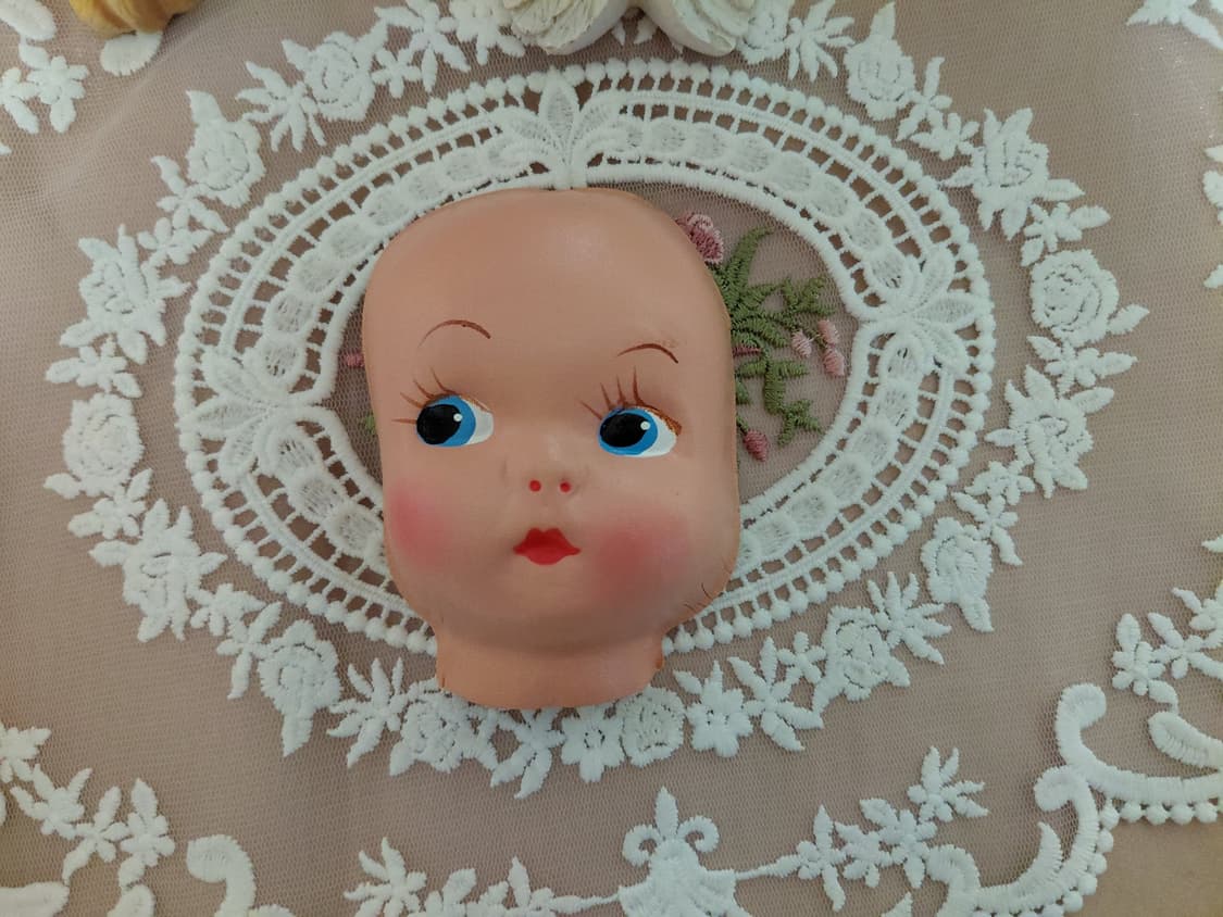 Antique) 앤틱 셀룰로이드인형 얼굴재료 상품이미지1