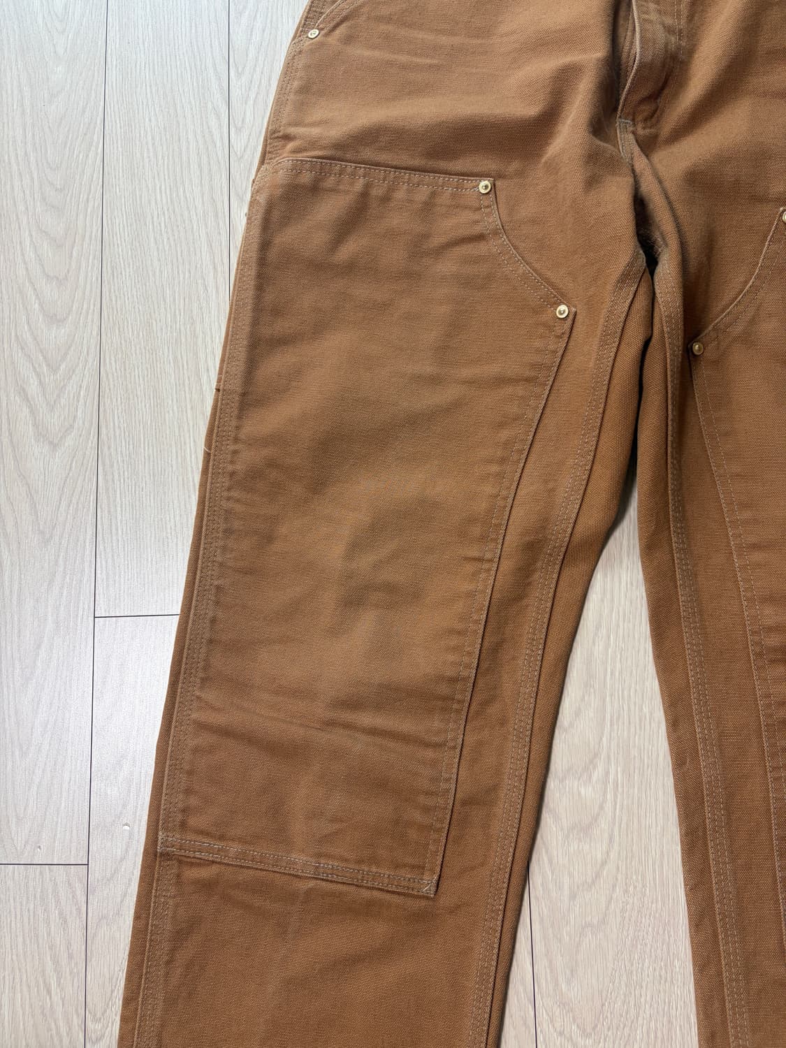 빈티지 90s 칼하트 더블니 32/30 브라운  상품이미지5