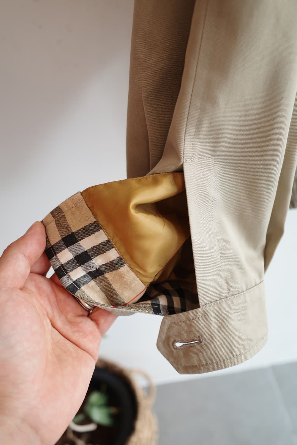 90s Burberry 버버리 빈티지 블루종 점퍼 상품이미지7