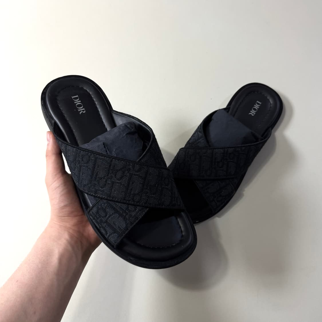 [백화점판/당일출고]디올 오블리크 알리아스 슬리퍼 상품이미지3