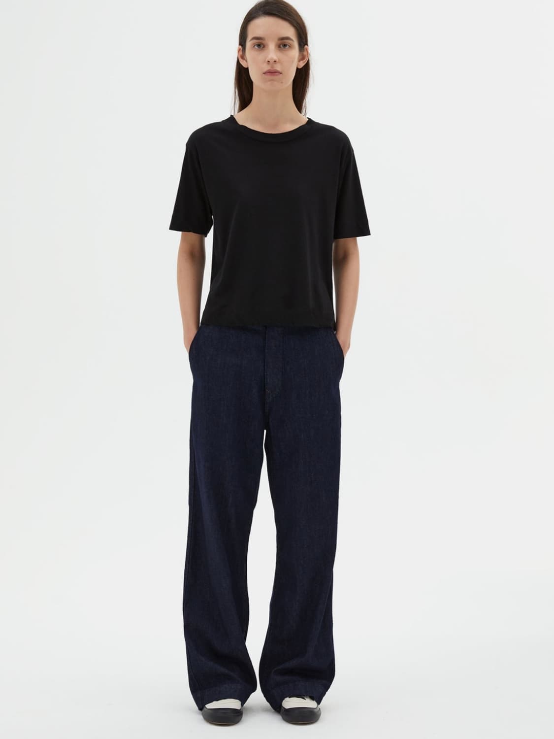 MHL simple t-shirt (black) 상품이미지2