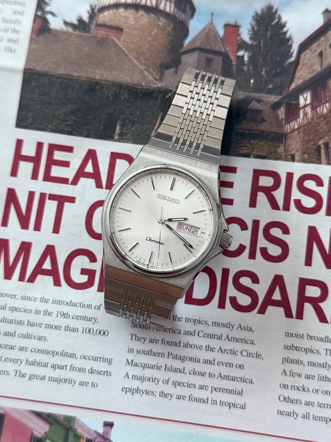 Seiko 세이코 쿼츠 Chronos Day-Date 1989 상품이미지2
