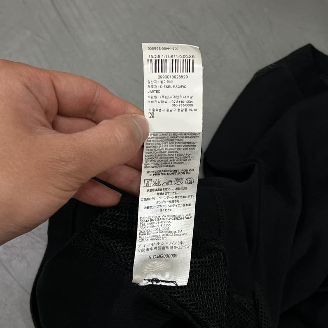  디젤 디테일 반팔티 y16033 상품이미지8