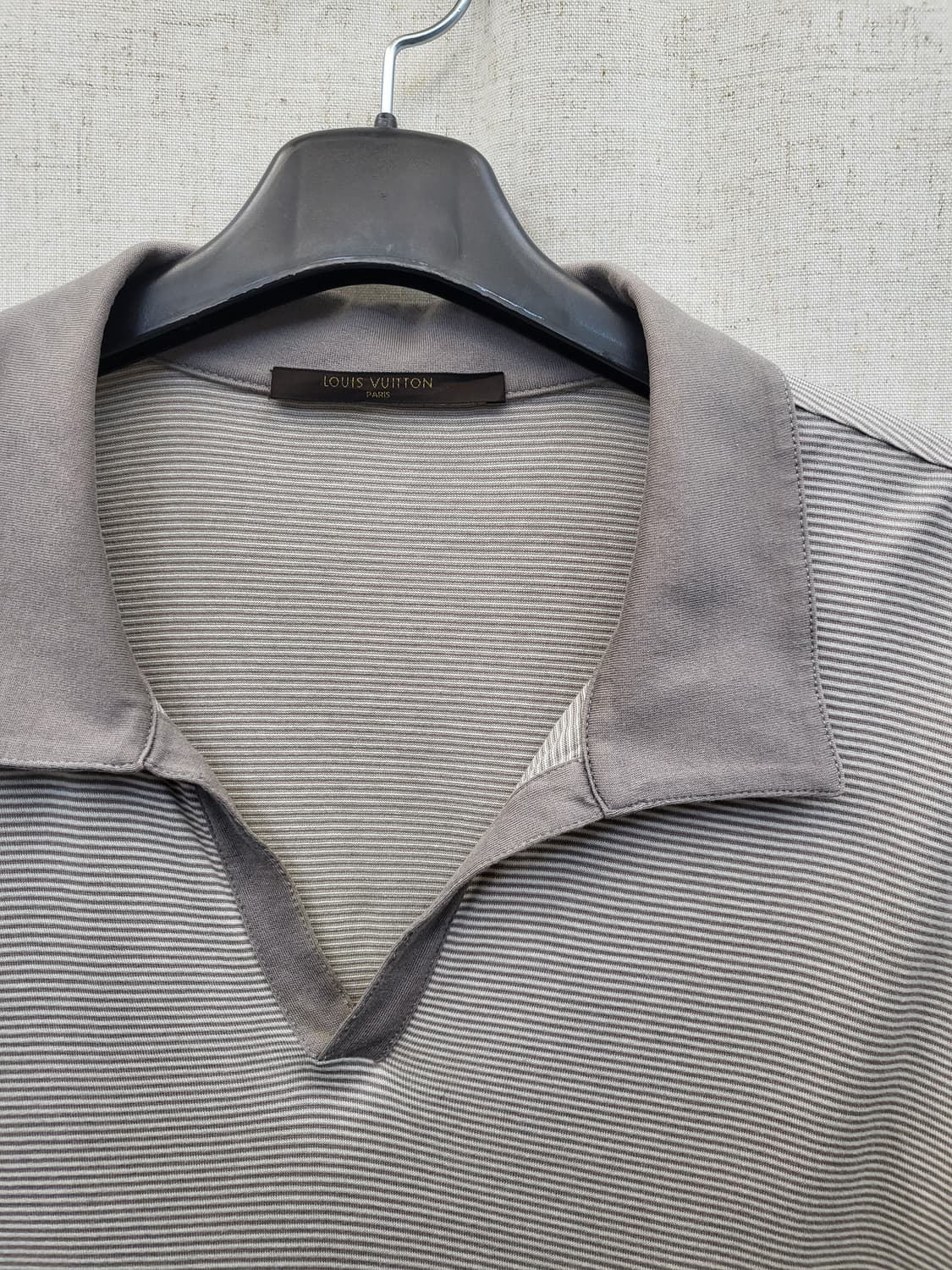 루이비통 스트라이프 반팔 카라 티셔츠 상품이미지3