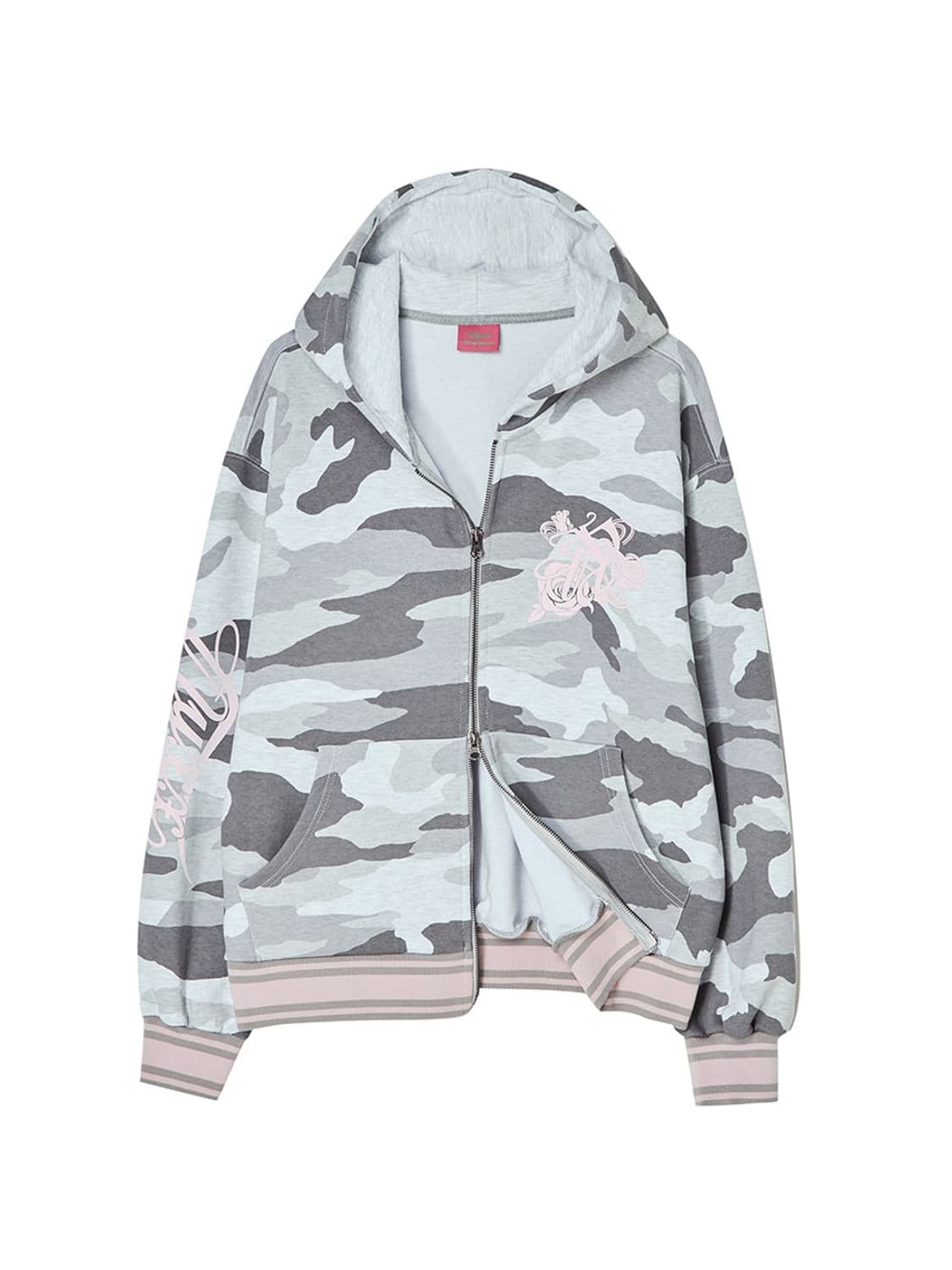 엔와이엑스엑스 EMBLEM PRINTING HOOD ZIP-UP CAMO 상품이미지2
