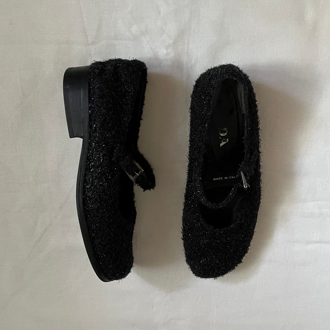 90s hairy tweed mary janes 상품이미지6