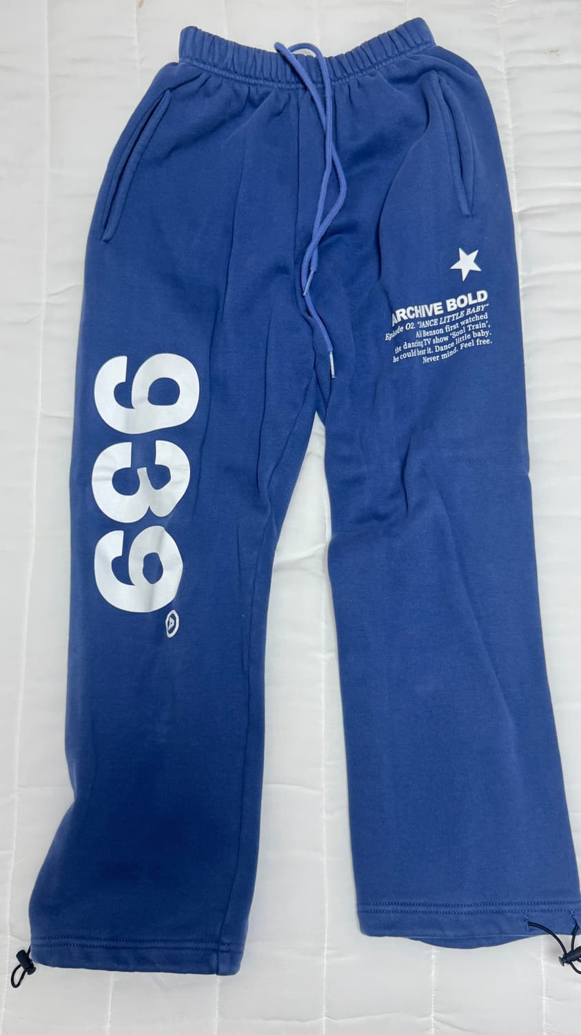 아카이브 볼드 939 추리닝 바지 블루 상품이미지1