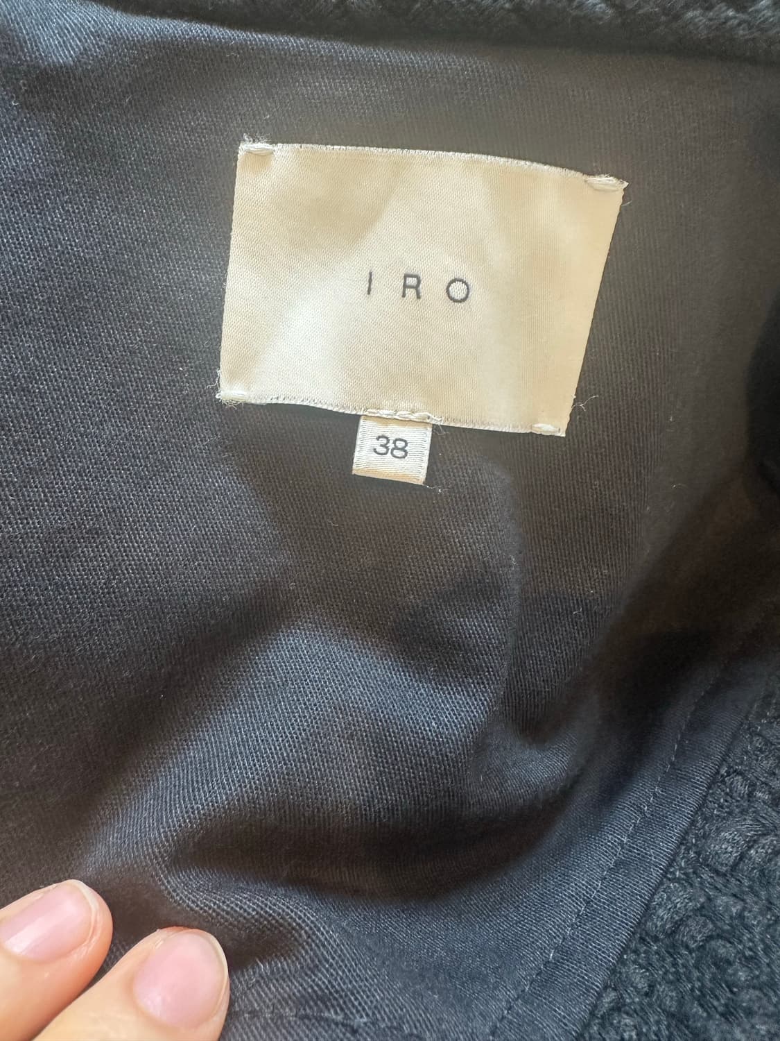 IRO 이로  여성 트위드 리얼양가죽  포인트  자켓 -66사이즈 상품이미지9