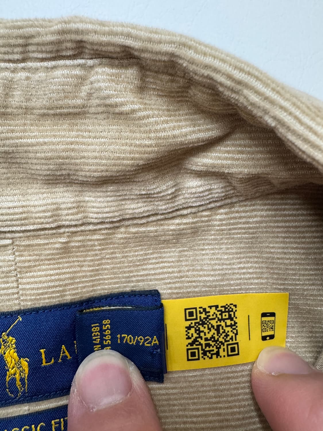 폴로 랄프로렌 셔츠 코 로드 클래식핏s  베이지 상품이미지4