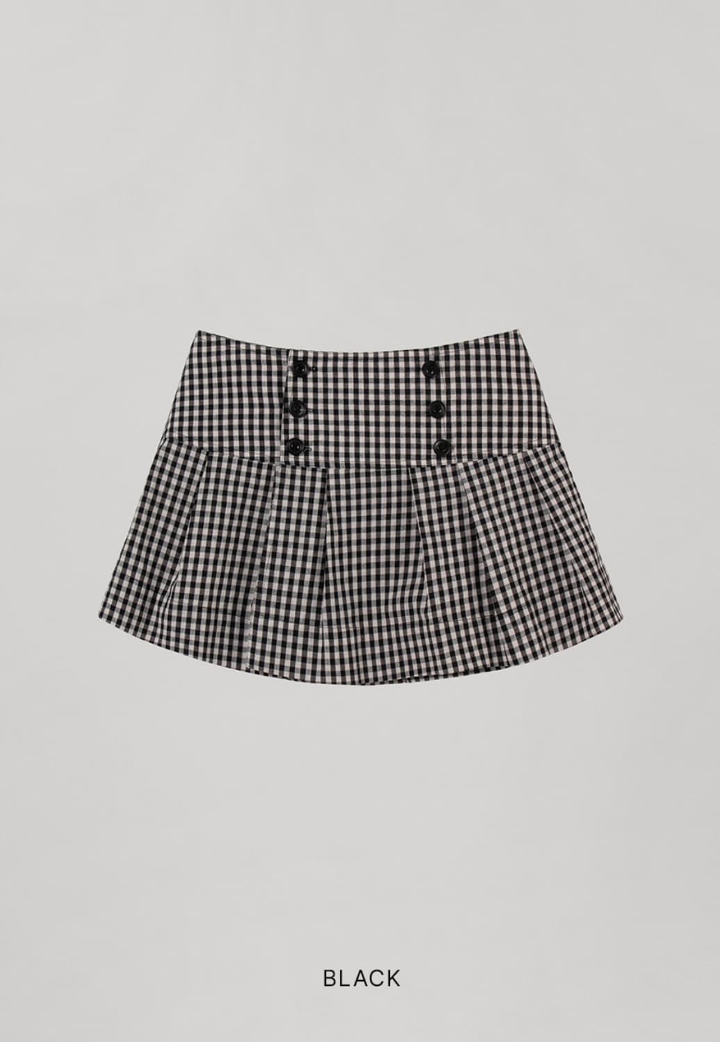 오버듀플레어 CHECK PLEATS MINI SKIRT 상품이미지3