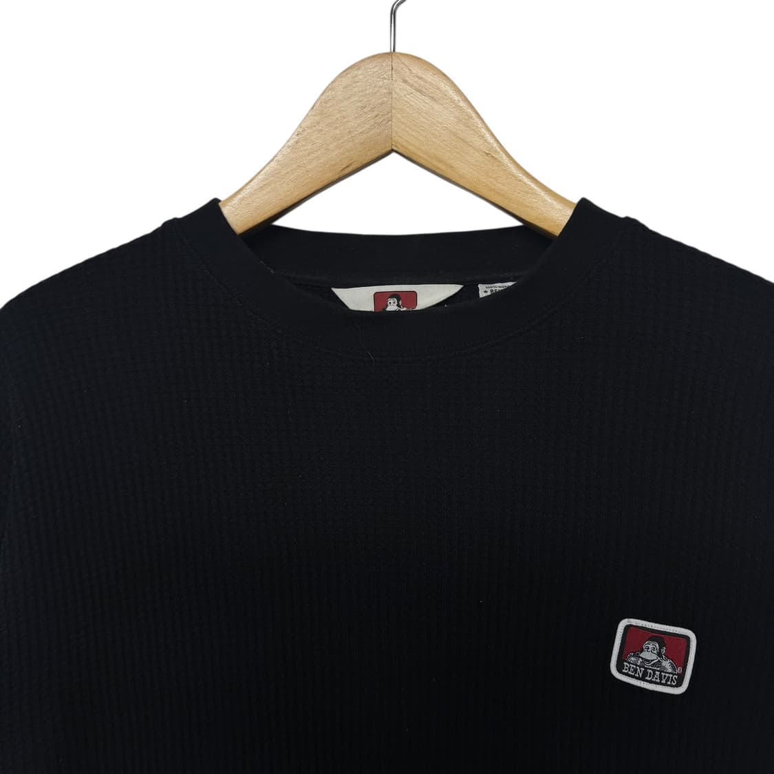 벤데이비스 로고 라운드 와플 긴팔티 상품이미지2