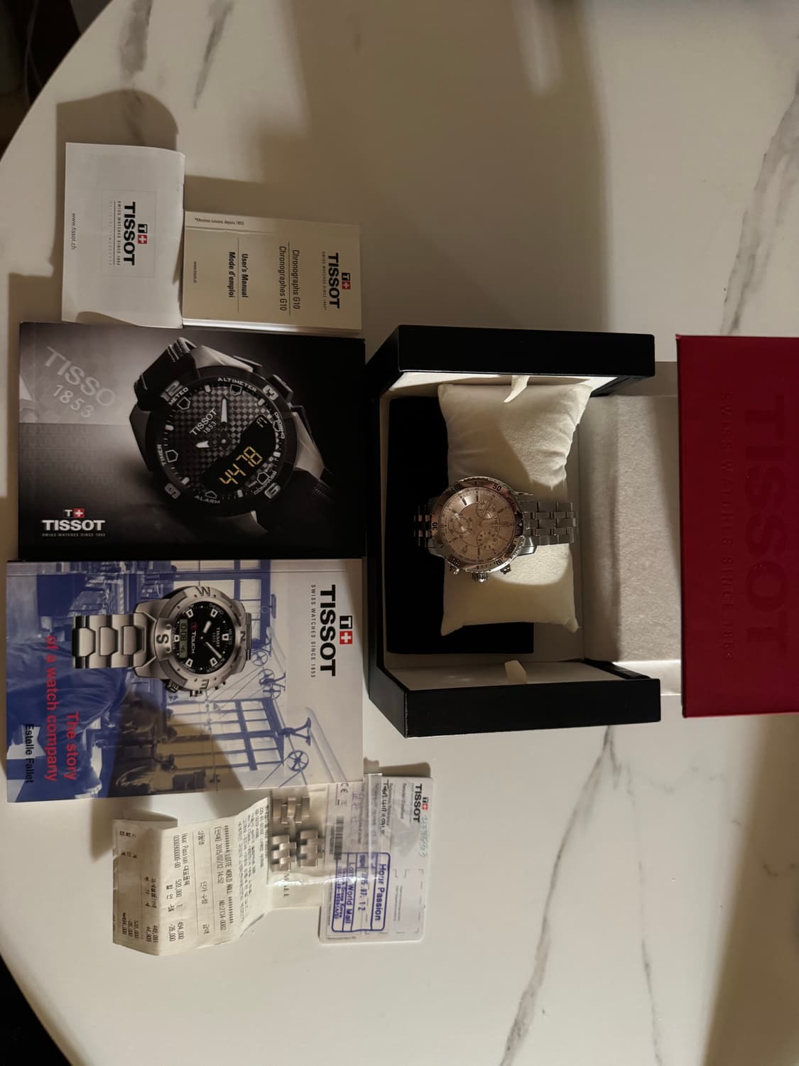 티쏘 Tissot PRS-200 크로노그래프 풀박스 + 여분줄 상품이미지1