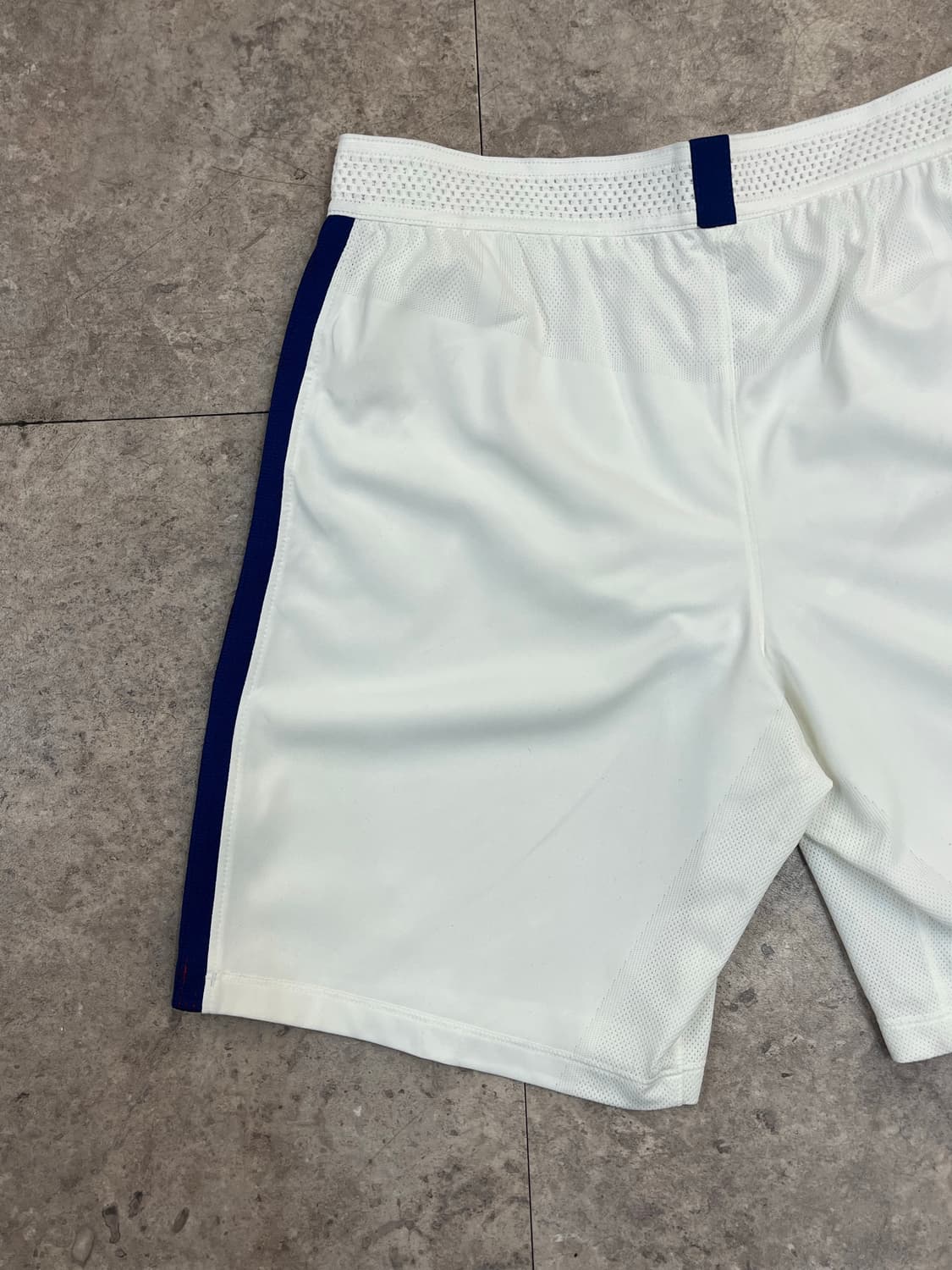 니이키 국대 선수 지급용 하프 팬츠 화이트 M #csz4071  상품이미지7