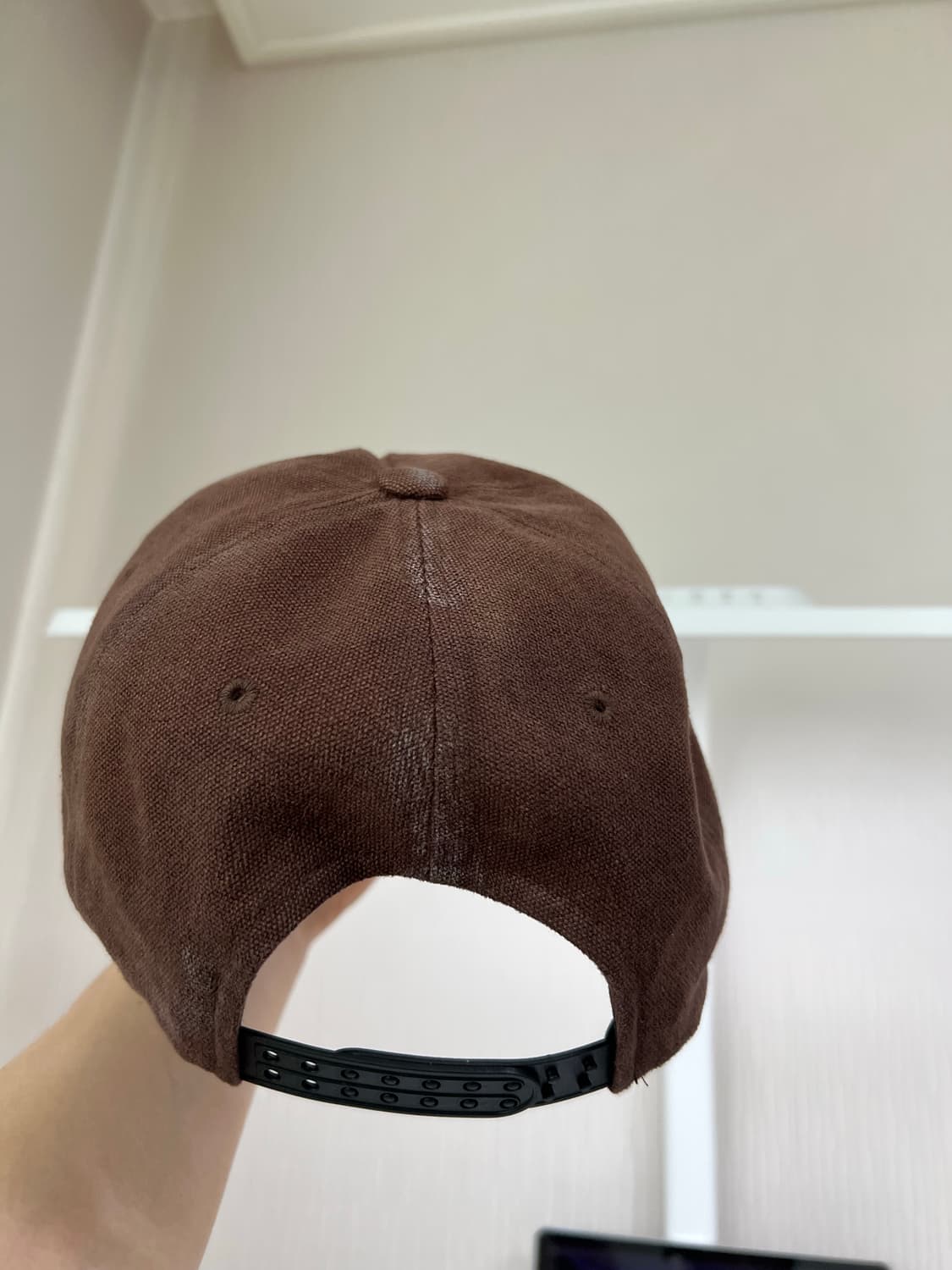 랄 PRTL 페인티드 빈티지 트러커 캡_브라운 상품이미지7