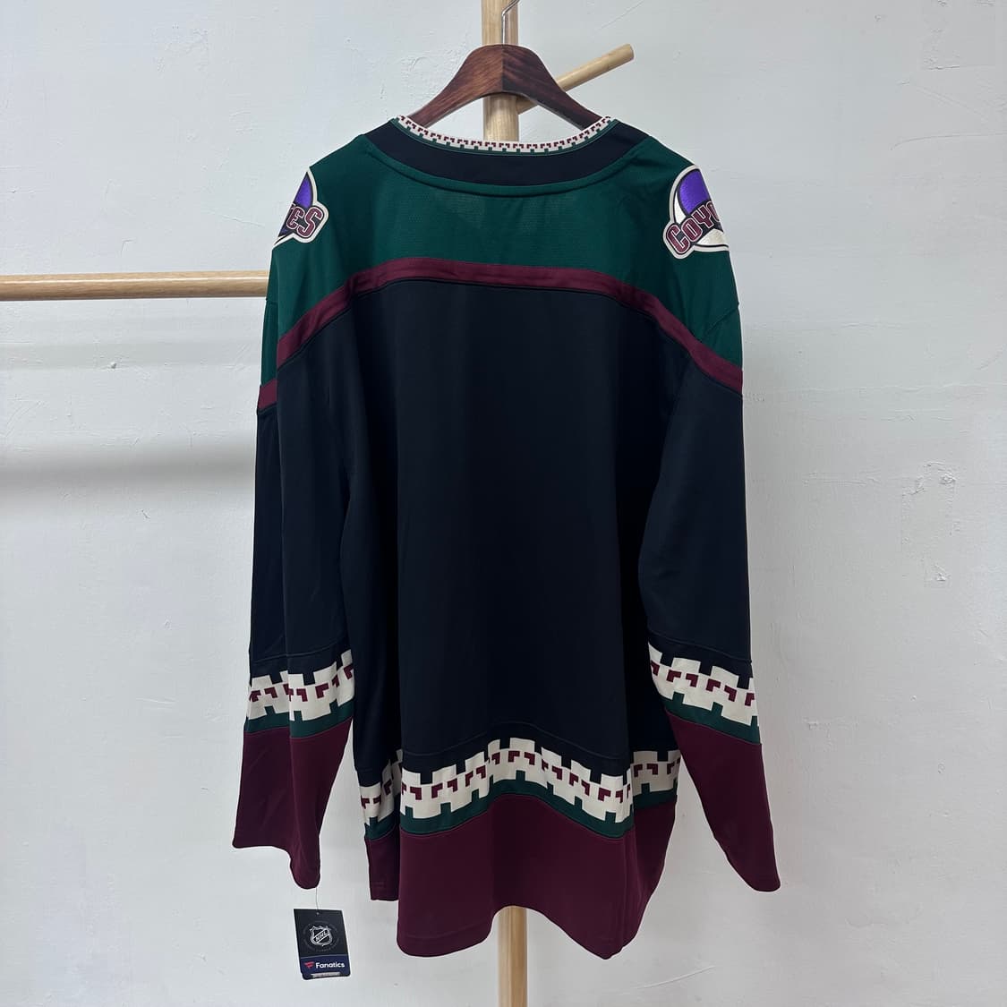 (새상품) 파나틱스 NHL 코요테스 아이스하키 져지 긴팔 3XL 상품이미지4