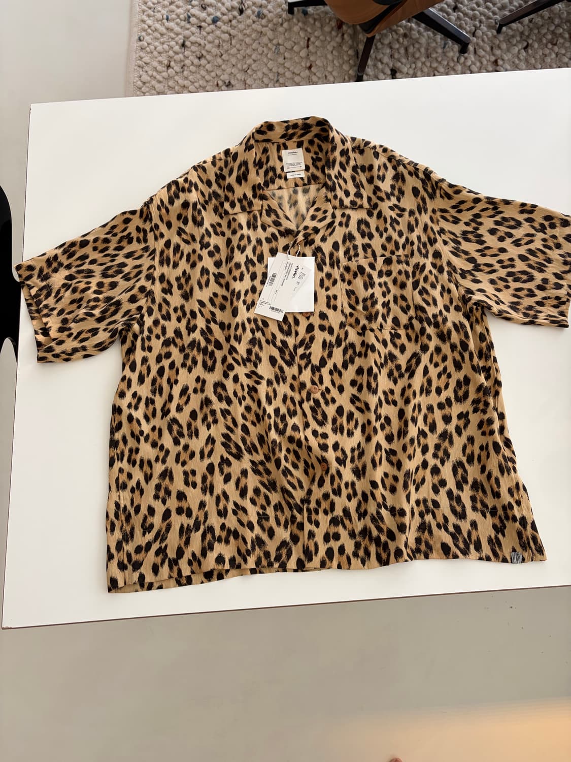 비즈빔 레오파드 셔츠 4사이즈 상품이미지1