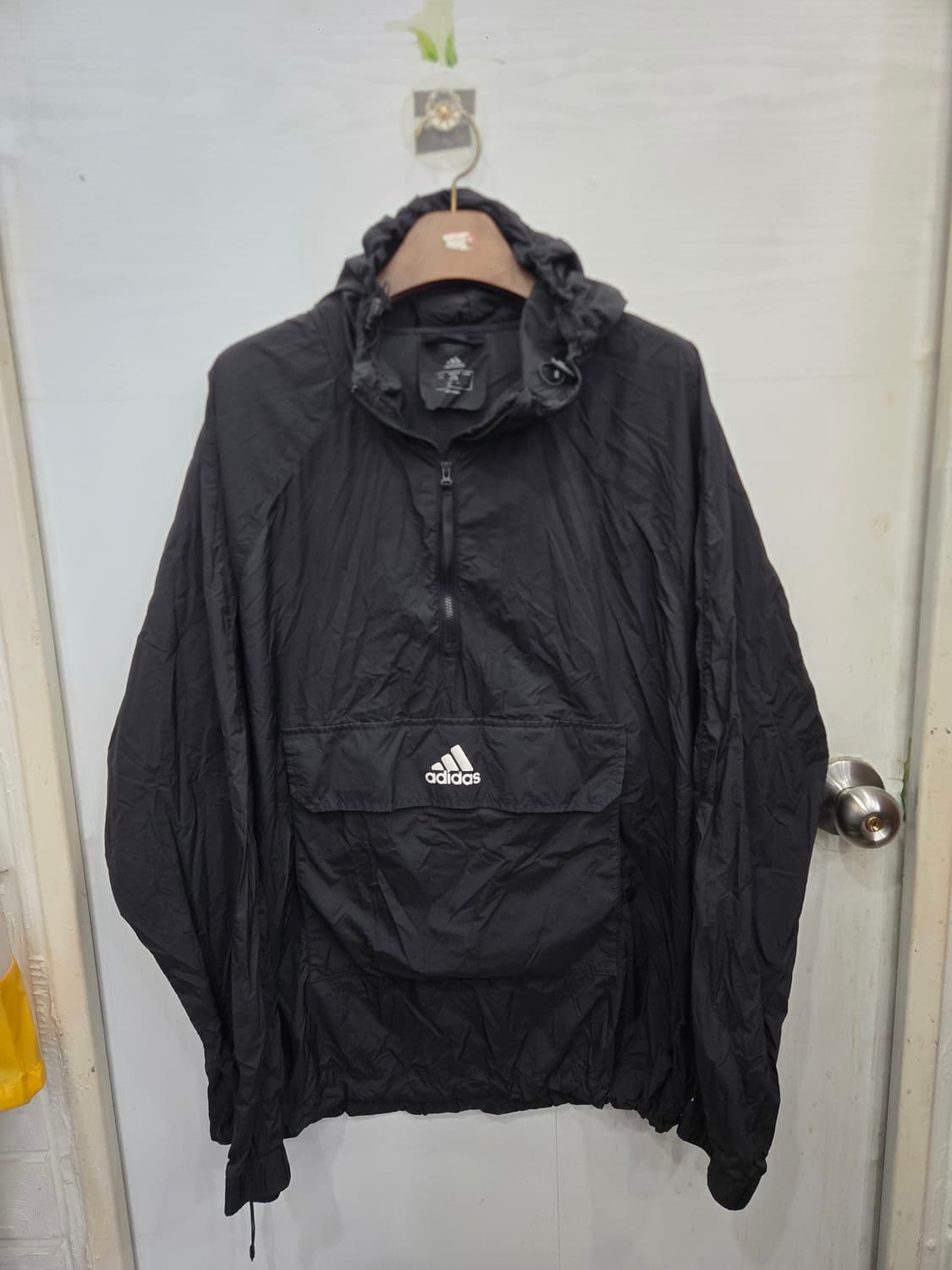 3XL,115 )) adidas 아디다스 반집업 아노락 바람막이 티셔츠! 상품이미지1