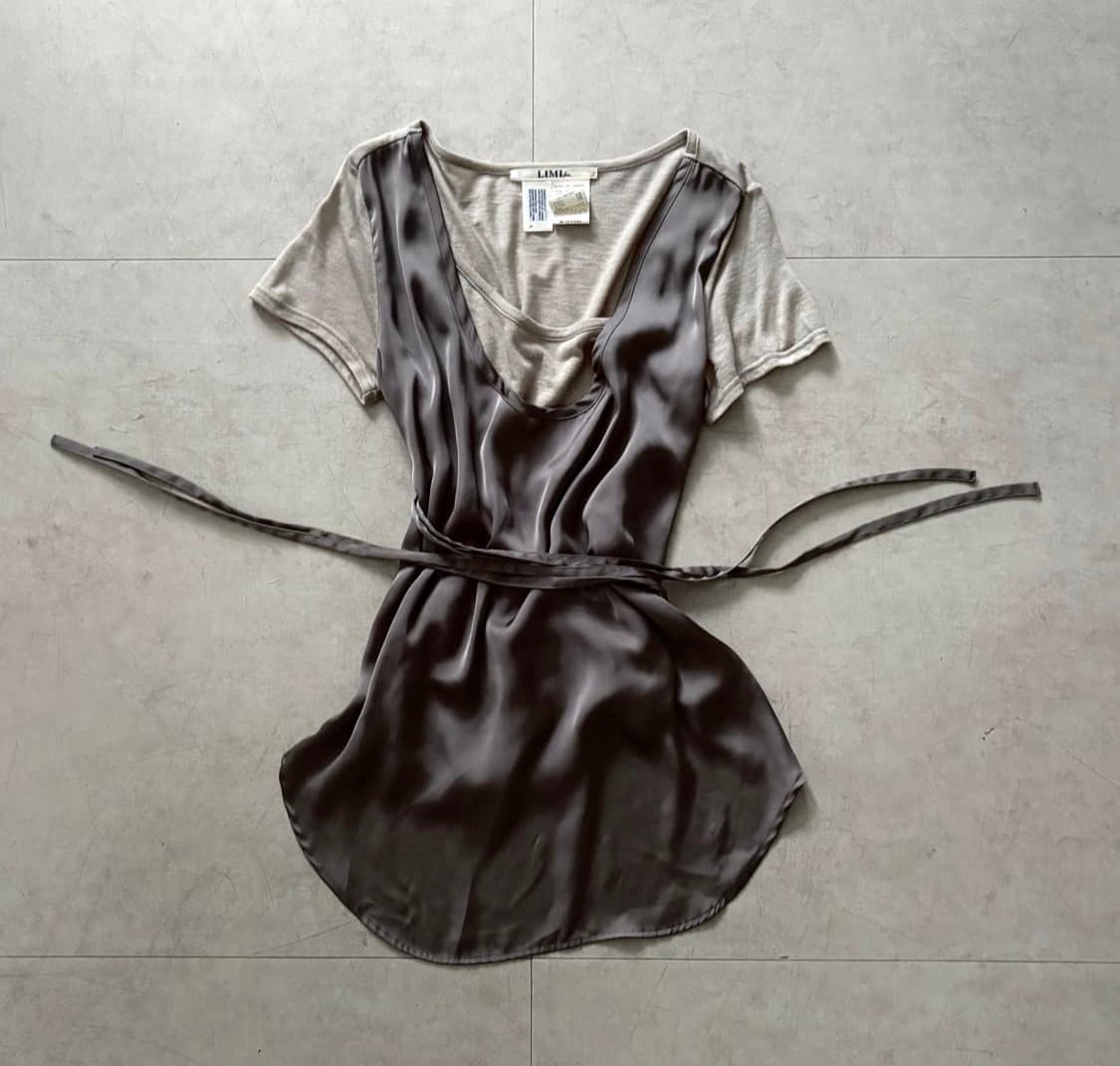 리미퓨 limi feu yohji yamamoto 레이어드 티 상품이미지1