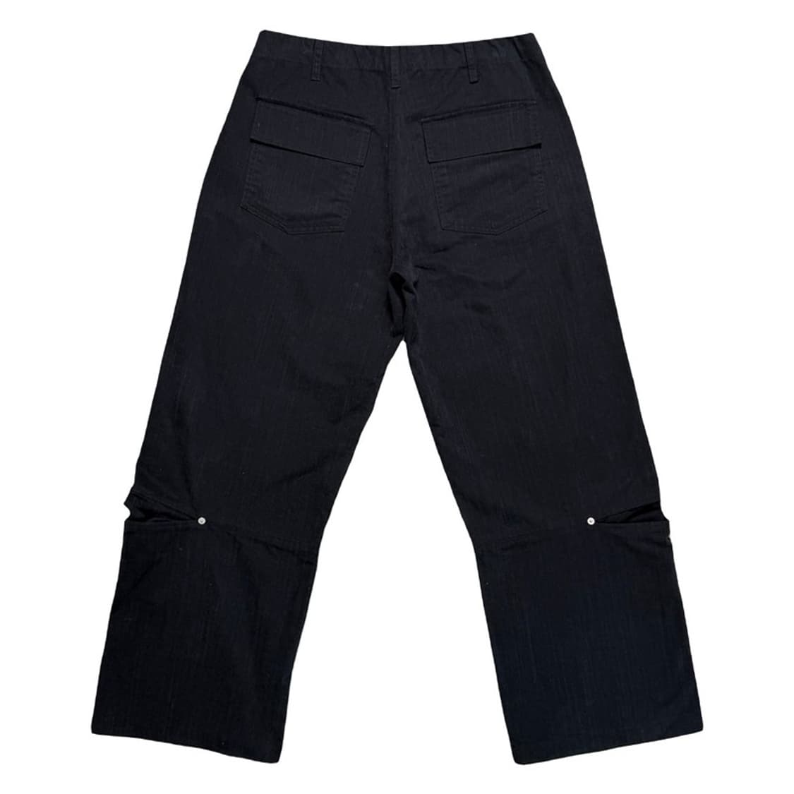 새상품 보세 카고 와이드 팬츠 블랙 OS 상품이미지6