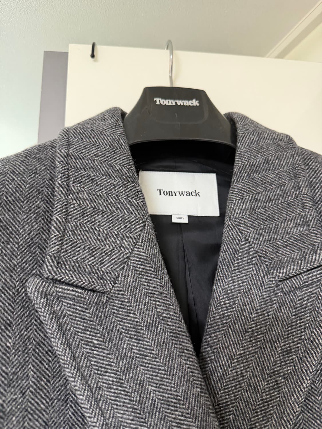 토니웩 더블 브레스티드 체스터 필드 코트 판매합니다 라지 상품이미지2