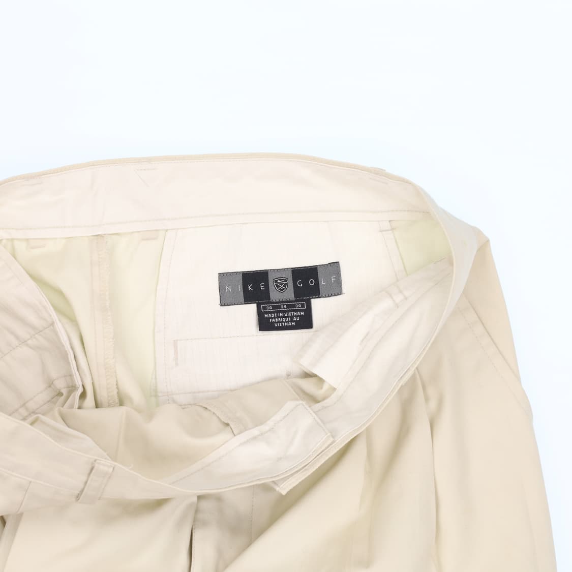 [80-97] 나이키 베이지 핀턱 면바지 1208J1 상품이미지3