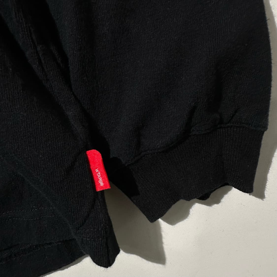 WTAPS 더블탭스 롱슬리브 티셔츠 블랙 상품이미지8