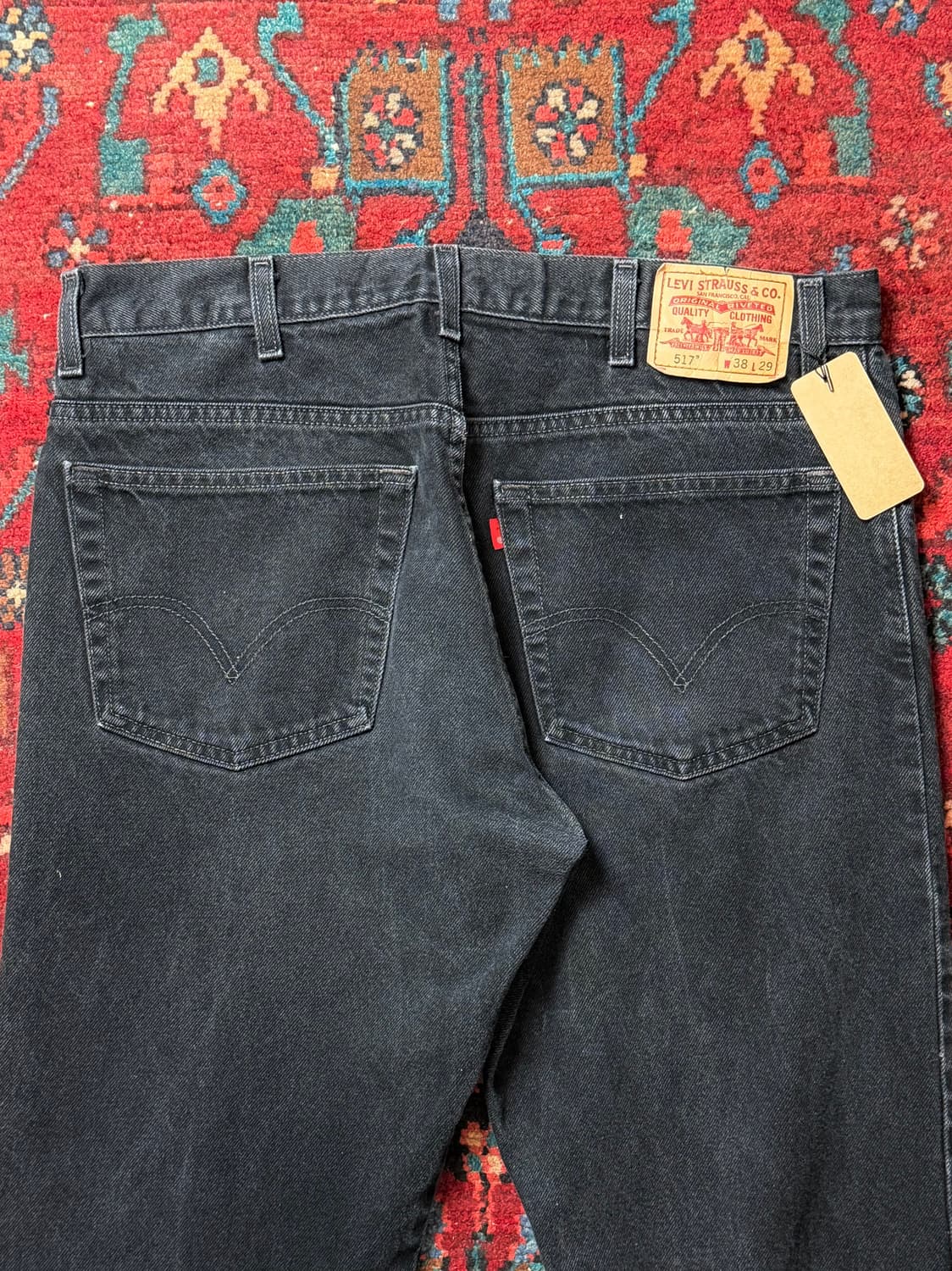00's 빈티지 리바이스 517 블랙 플레어진 상품이미지6