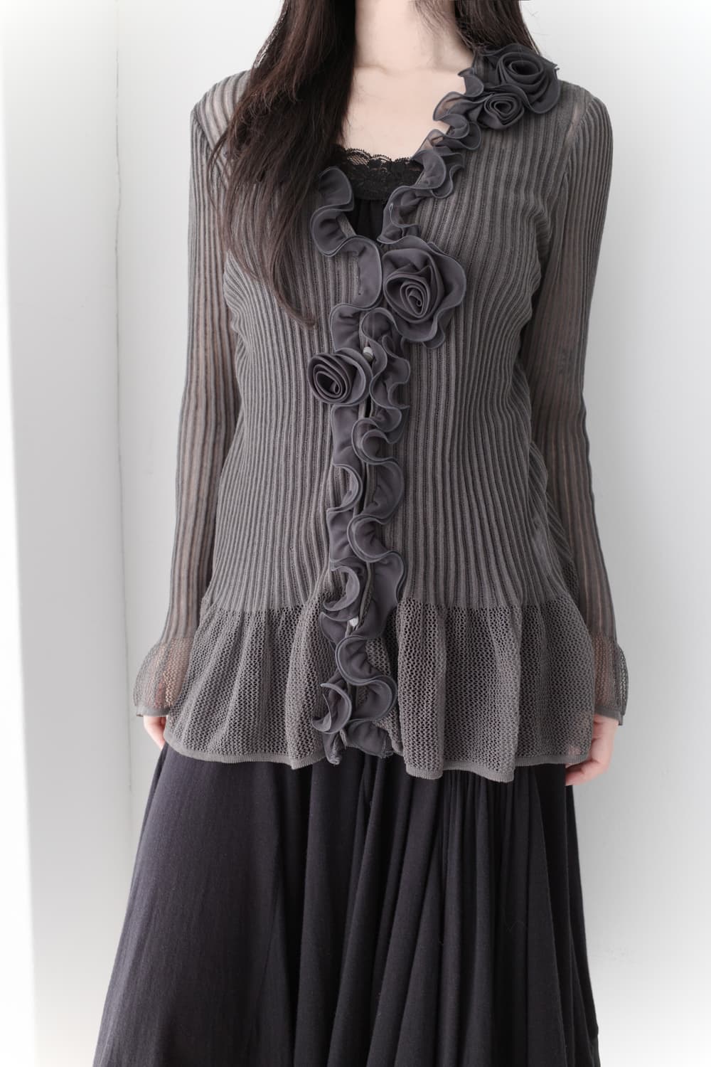 flower frill cardigun 상품이미지6