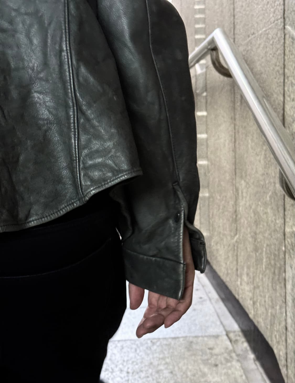 Carpe diem washable leather shirt 상품이미지7
