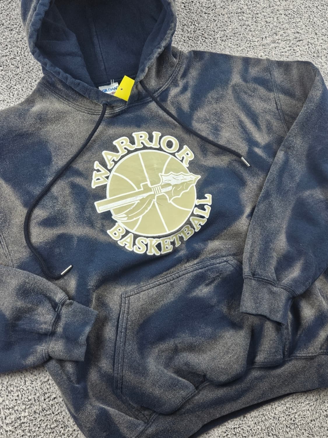 GILDAN 다잉 워시드 커스텀 후드 티셔츠 ( M ) / 10673 상품이미지6