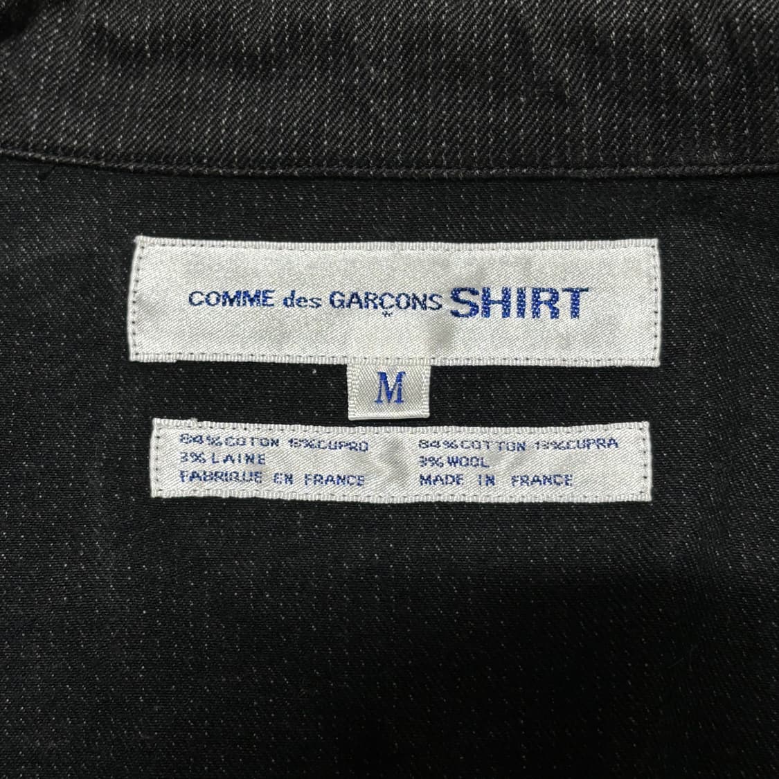 [M] 90‘s 꼼데가르송 셔츠 3버튼 재킷 상품이미지9