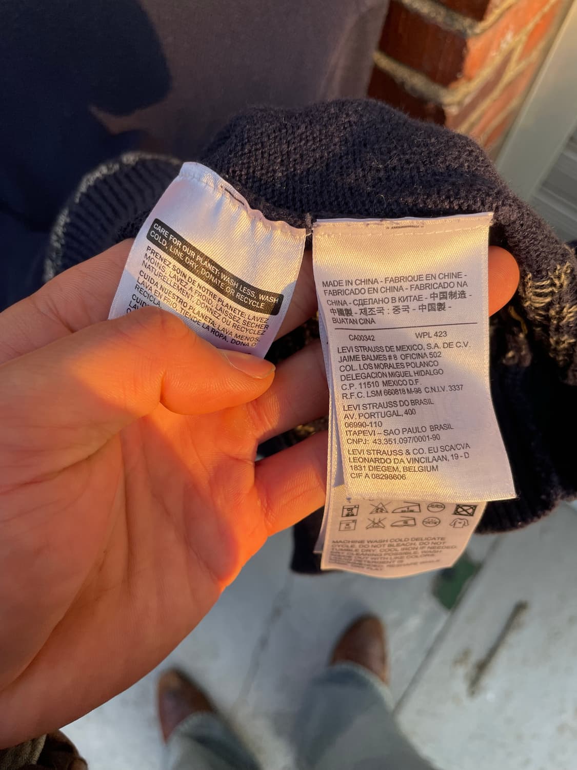 리바이스 에스닉 디테일 니트  상품이미지7