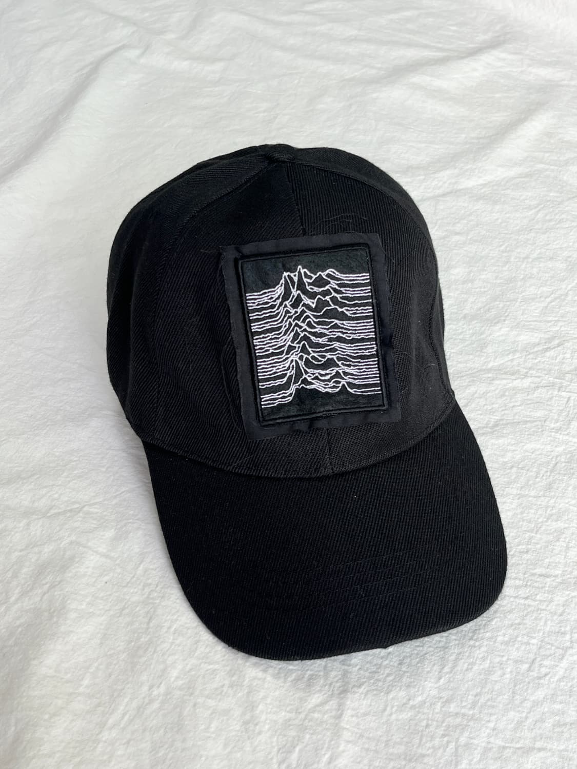 조이디비전 디스트로이드 자수 패치 블랙 볼캡 모자 상품이미지3