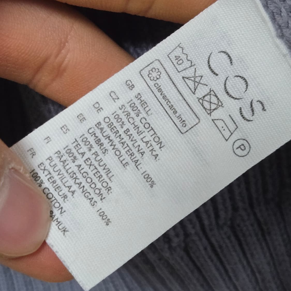 코스 코튼 브이넥 니트 / 여성 니트/ 여자 니트  상품이미지5