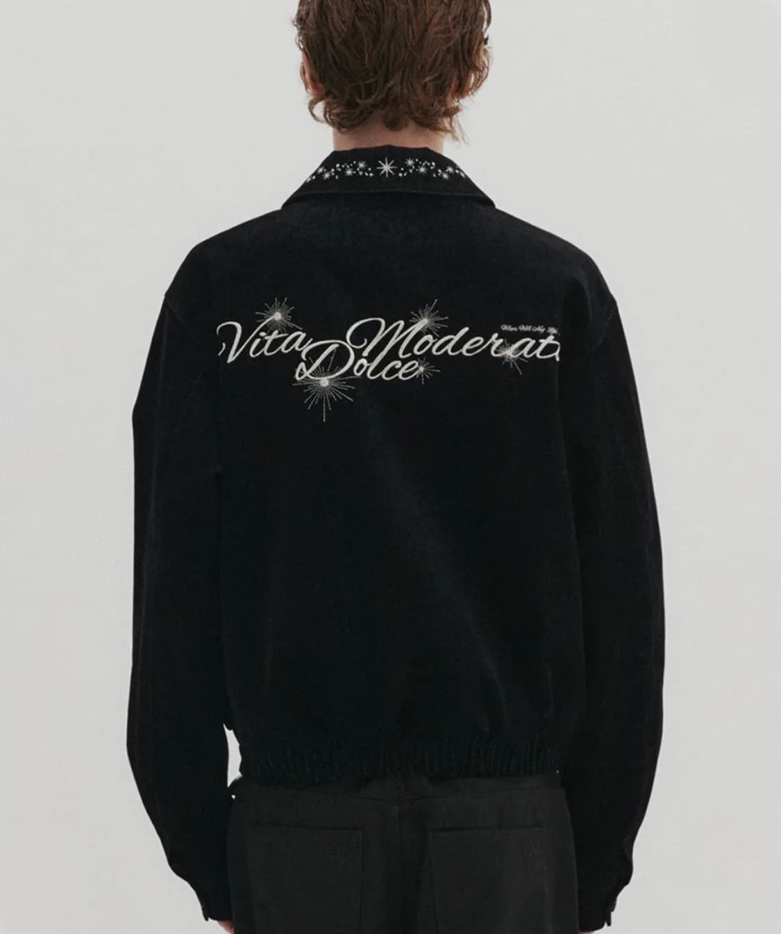 DNSR 엠브로이드 벨벳 데님 자켓 XL 상품이미지2