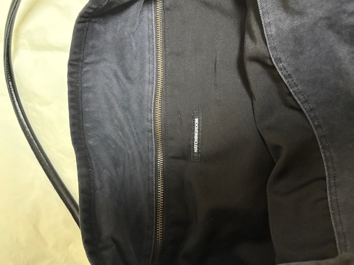 해칭룸 VTG Canvas Bag 빈티지 캔버스백 블랙 상품이미지4