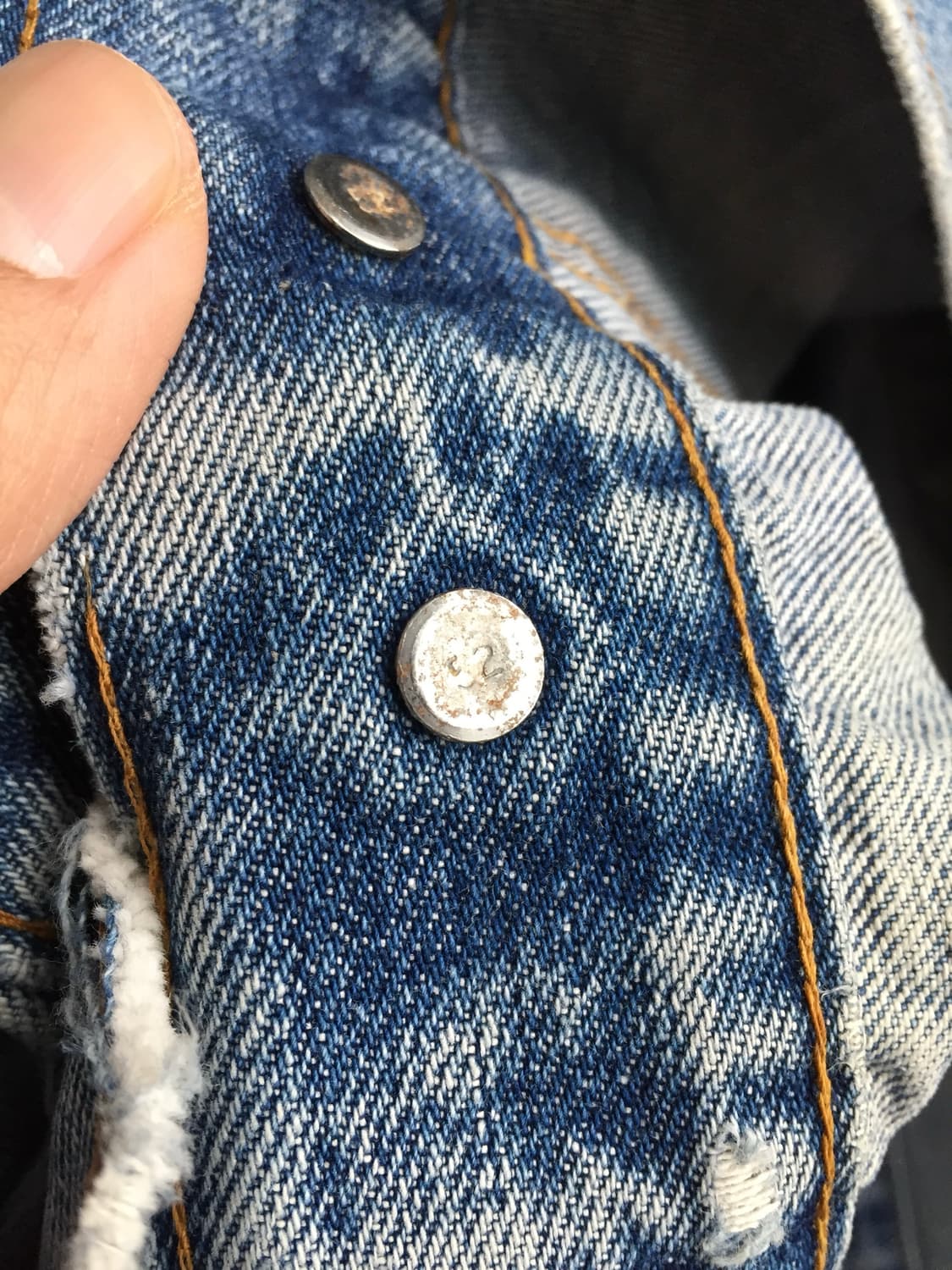 70‘s levis 리바이스 70505 3세대 트러커 데님 자켓 상품이미지8