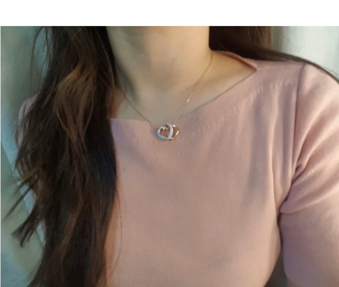 [파격가]스와로브스키 정품 디어 하트 목걸이 네크리스 골드컬러 크리스탈 상품이미지6