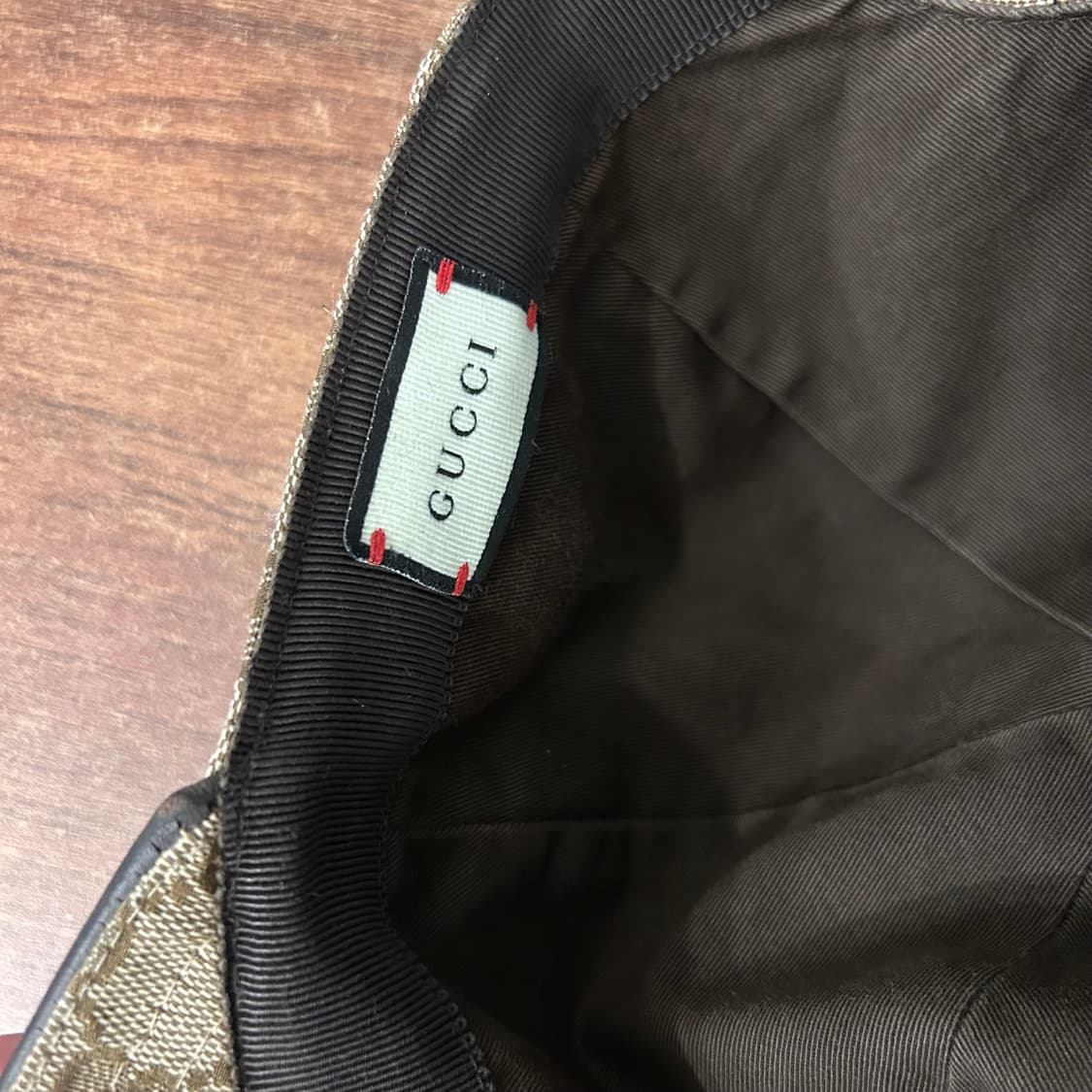 구찌 오리지널 GG 컨버스 로고 베이스볼캡 상품이미지5