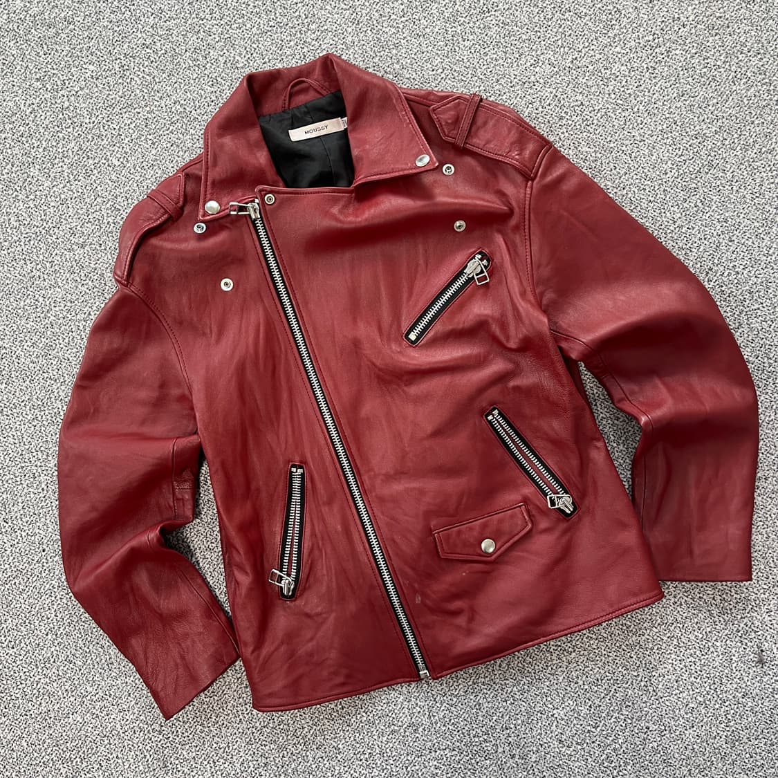 MOUSSY 레더자켓 상품이미지1