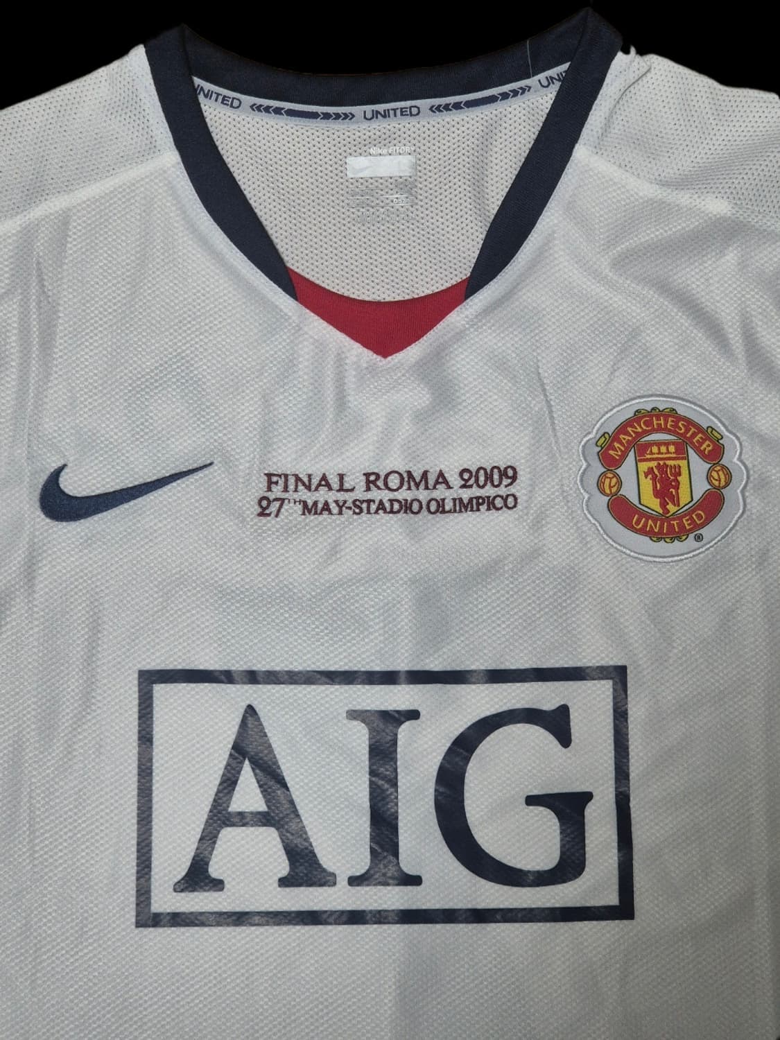 레트로)08-09 맨유 어웨이 챔스파이널버전 호날두 긴팔 유니폼 L 상품이미지3