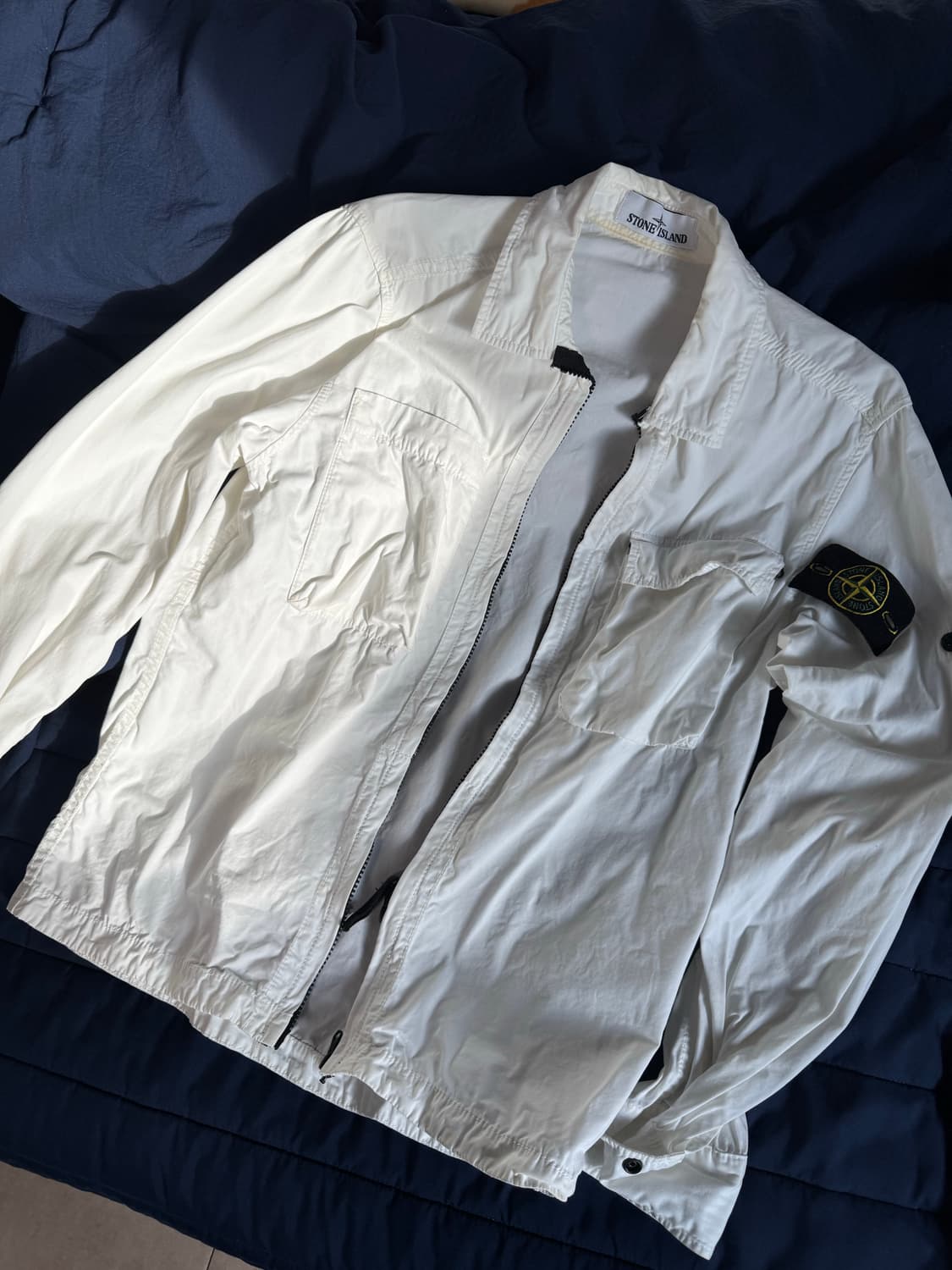 백화점 스톤아일랜드 화이트 자켓 상품이미지2