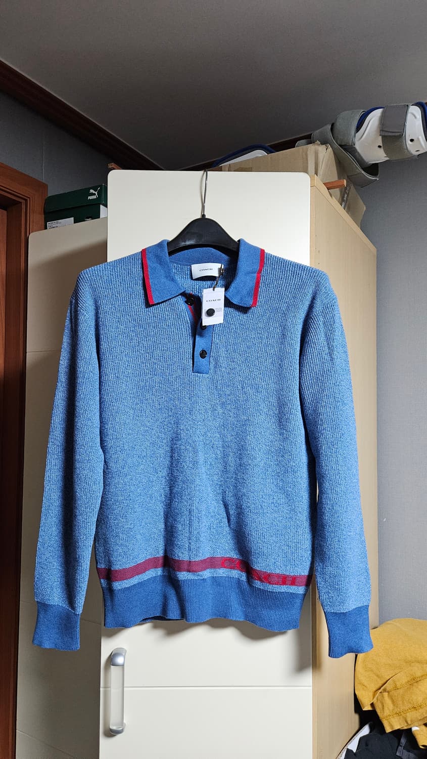 코치 니트 카라티셔츠 정품 신품 상품이미지1