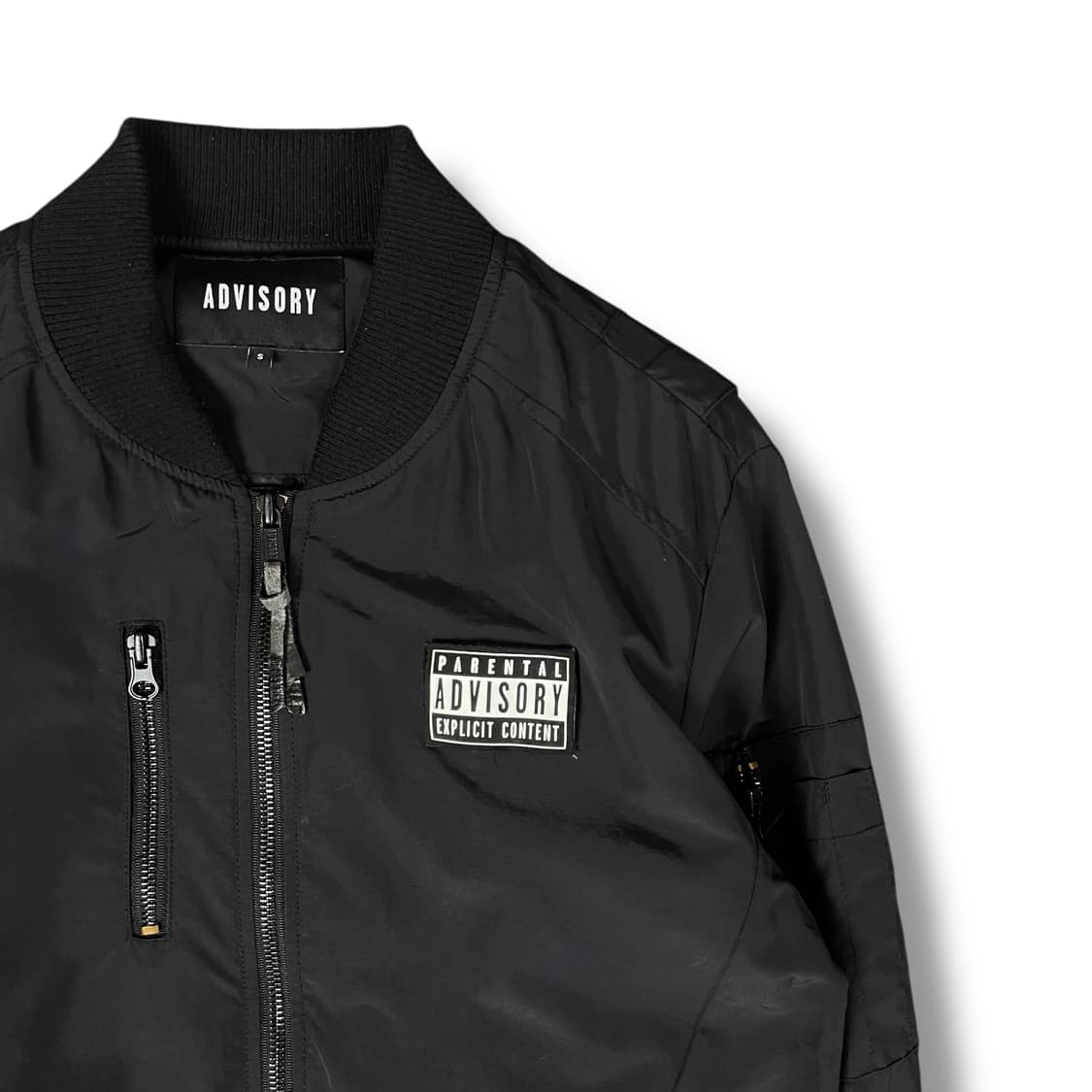 어드바이저리 빅로고 블랙 항공 점퍼 S 상품이미지3