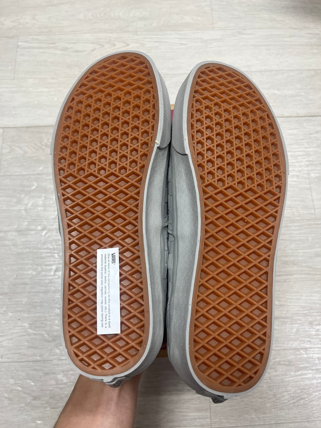 [280] 반스 어센틱 모노 체커보드 그레이 스니커즈 새상품 상품이미지6